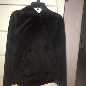 black velvet hoodie